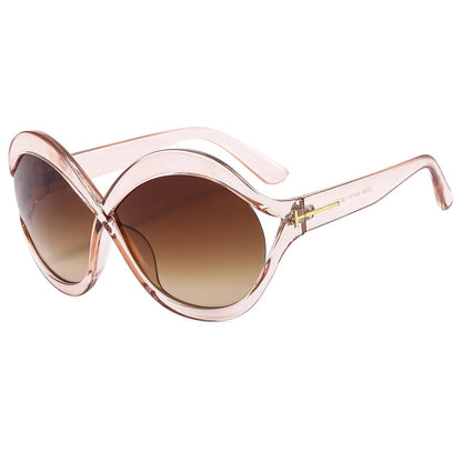 New Oversized Circular Frame Sunglasses for Women - Maison Novaire #
