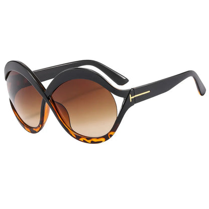 New Oversized Circular Frame Sunglasses for Women - Maison Novaire #