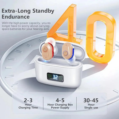 Noise-cancelling Hearing enhancer for Seniors. - Maison Novaire #