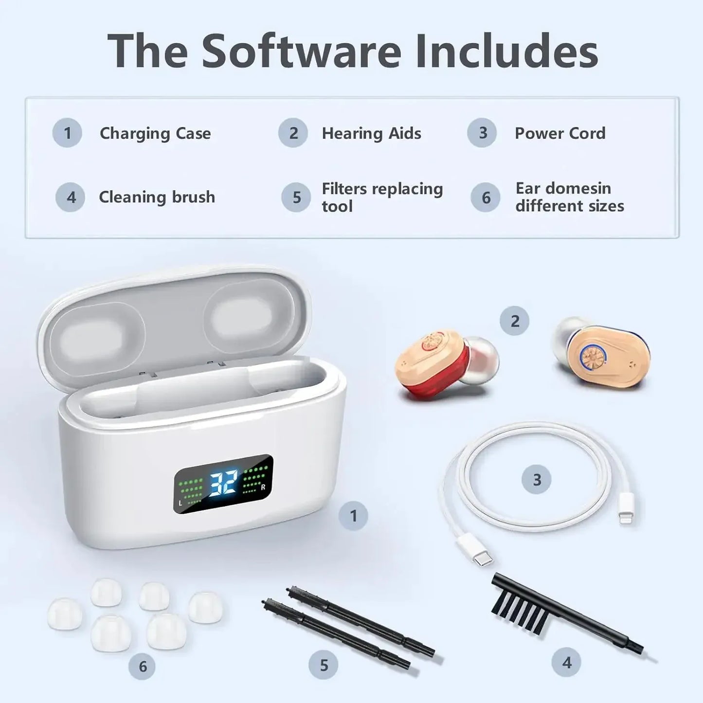 Noise-cancelling Hearing enhancer for Seniors. - Maison Novaire #
