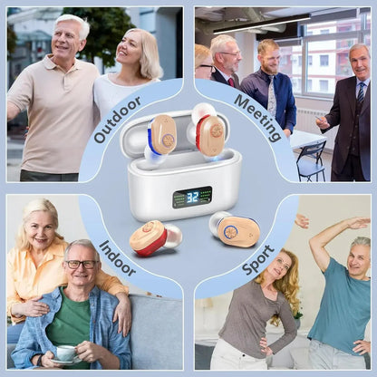 Noise-cancelling Hearing enhancer for Seniors. - Maison Novaire #