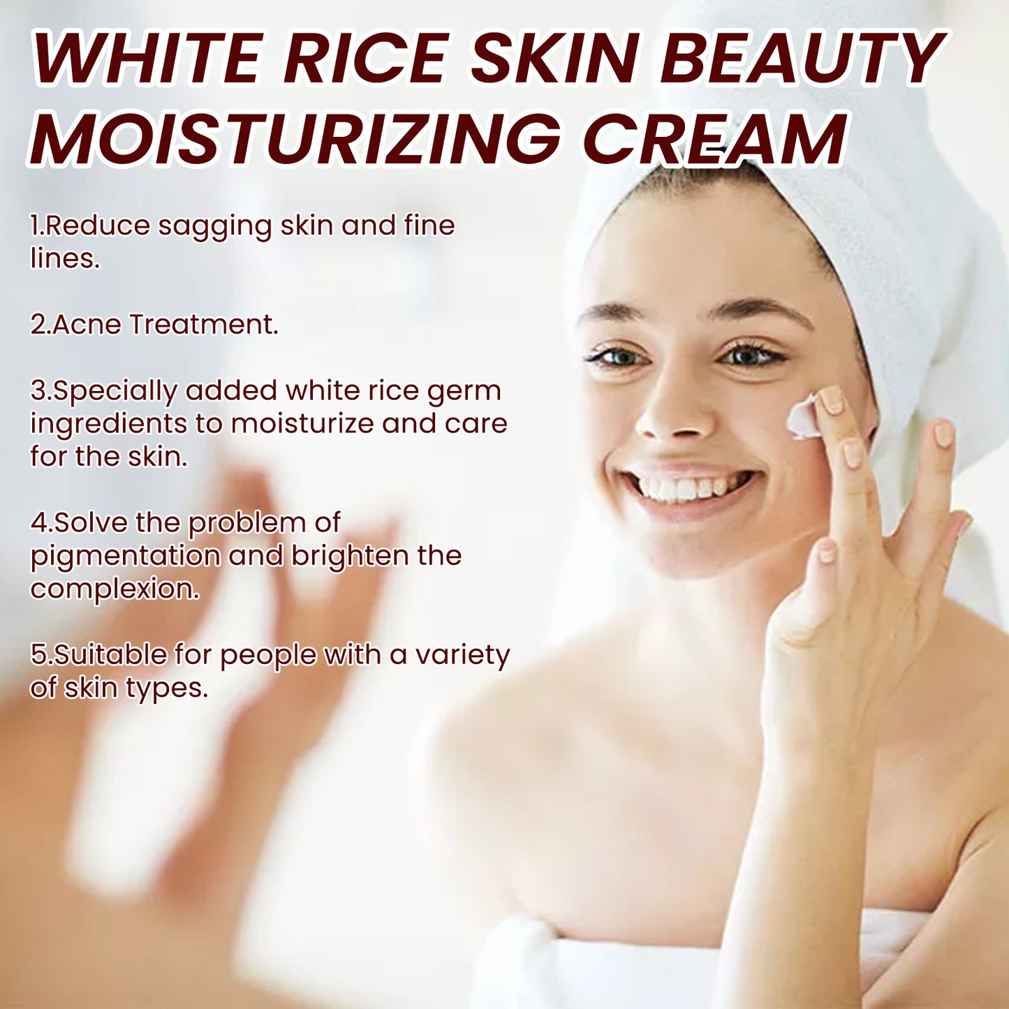 Rice Anti-Wrinkle Acne Moisturizer