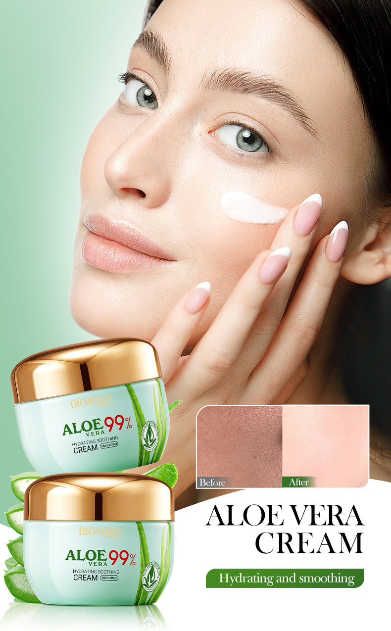 Aloe Vera Face Cream for Dry Skin.