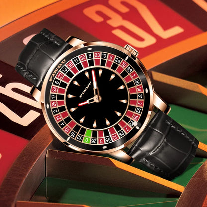 PINDU P6616 Roulette NH35 Automatic Watch | Arabic Numerals - Maison Novaire