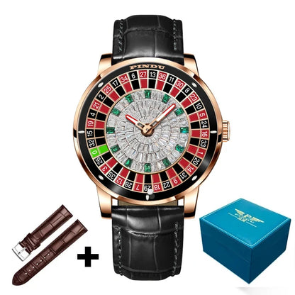 PINDU P6616 Roulette NH35 Automatic Watch | Arabic Numerals - Maison Novaire