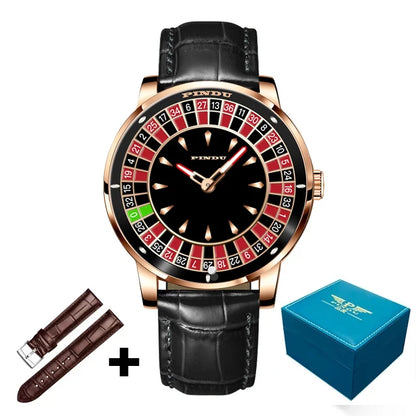 PINDU P6616 Roulette NH35 Automatic Watch | Arabic Numerals - Maison Novaire