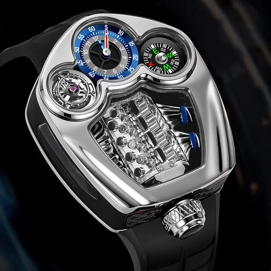 PINDU P6658 Men’s Watch | Luxury Business Compass Quartz Watch - Maison Novaire