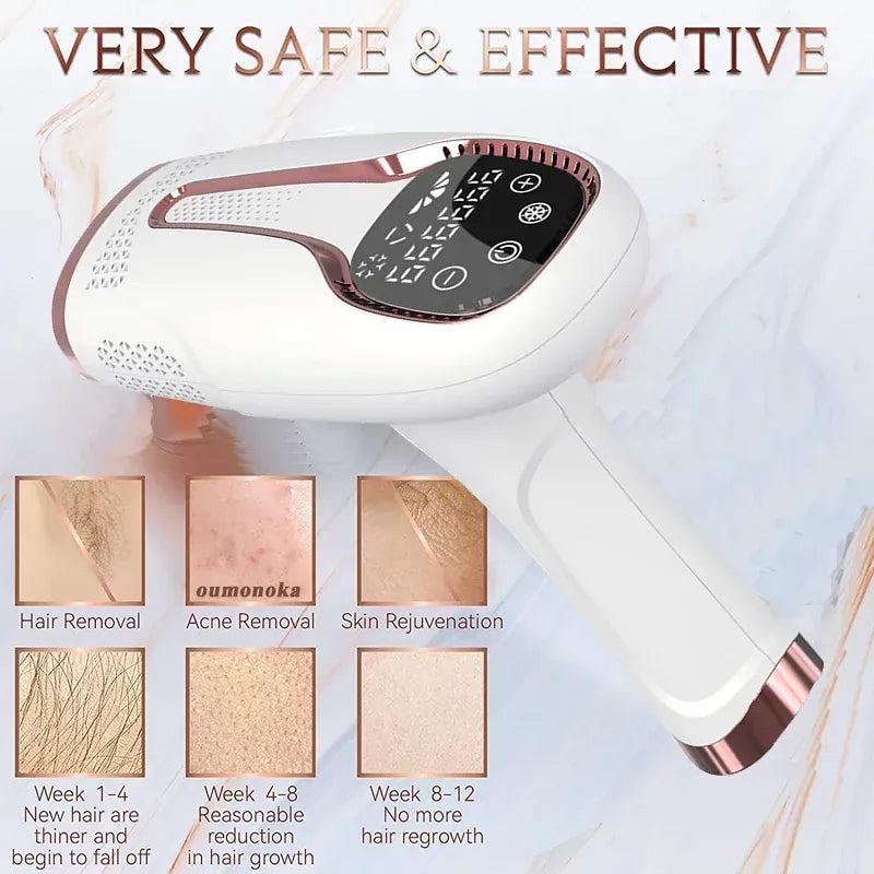 Painless Electric Epilator Laser Hair Removal. - Maison Novaire #