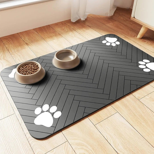 Pet Feeding Mat-Absorbent - Waterproof and Slip Proof. - Maison Novaire