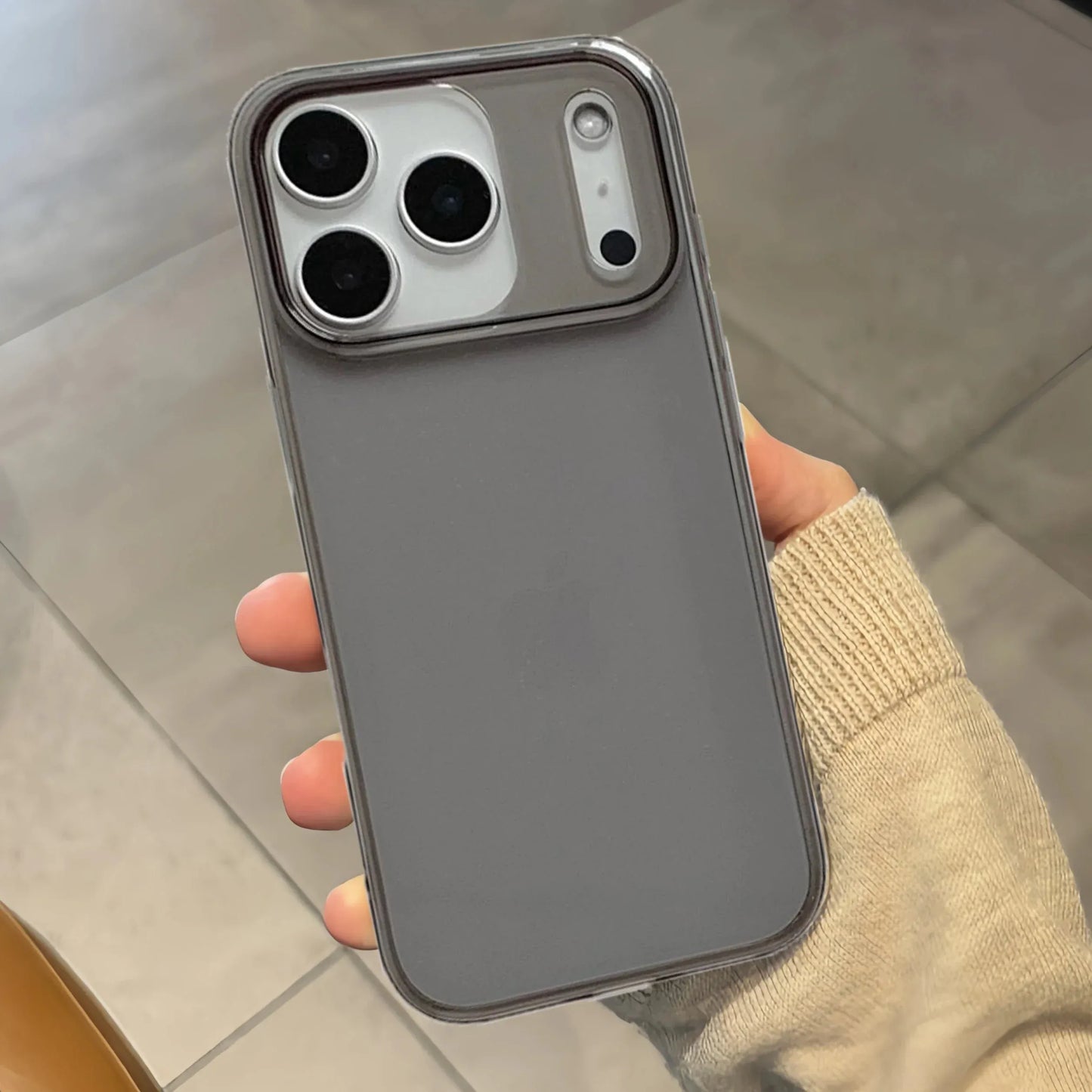 Plain Color HD Transparent Case For iPhone 17. - Maison Novaire #