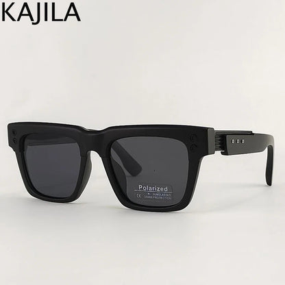 Polarized Square Punk Sunglasses Men UV400 - Maison Novaire #