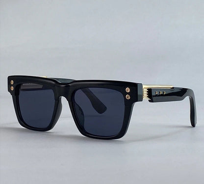Polarized Square Punk Sunglasses Men UV400 - Maison Novaire #