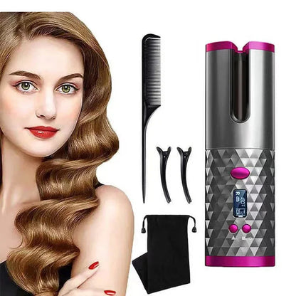 Portable Automatic Charging Hair Curler. - Maison Novaire #