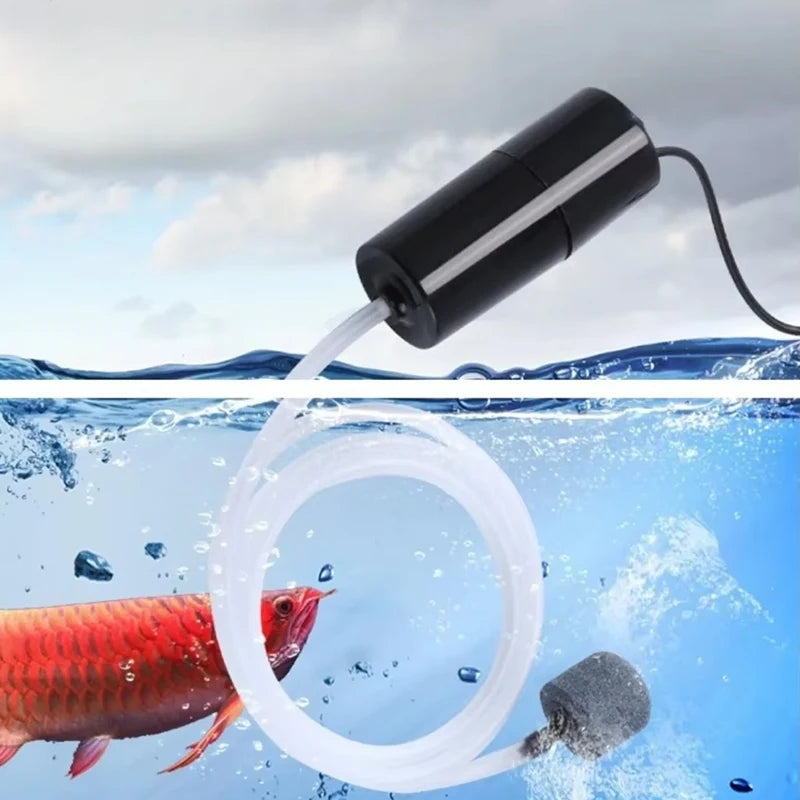 Portable USB Aquarium Air Pump - Maison Novaire #