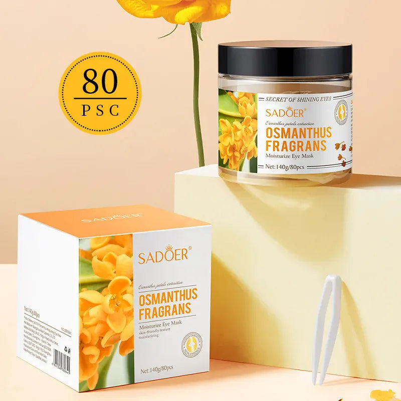 Premium Osmanthus Eye Masks for Hydration, Dark Circles & Anti-Aging Eye Care - BLAKESTORE-NG