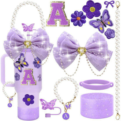 Purple 12pcs Cup Accessories Set for Stanley 40oz. - Maison Novaire #