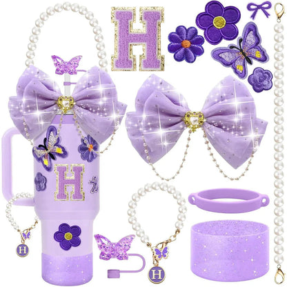 Purple 12pcs Cup Accessories Set for Stanley 40oz. - Maison Novaire #