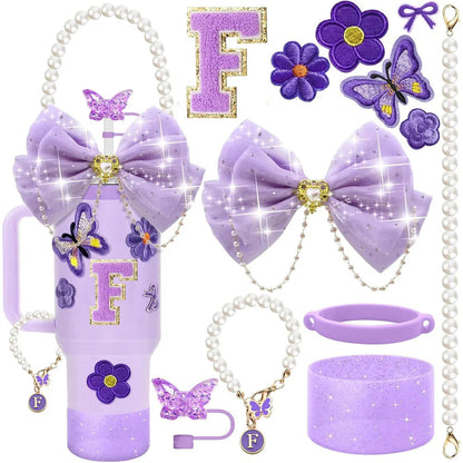 Purple 12pcs Cup Accessories Set for Stanley 40oz. - Maison Novaire #