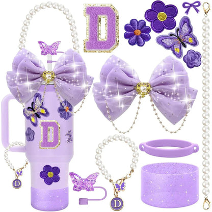 Purple 12pcs Cup Accessories Set for Stanley 40oz. - Maison Novaire #