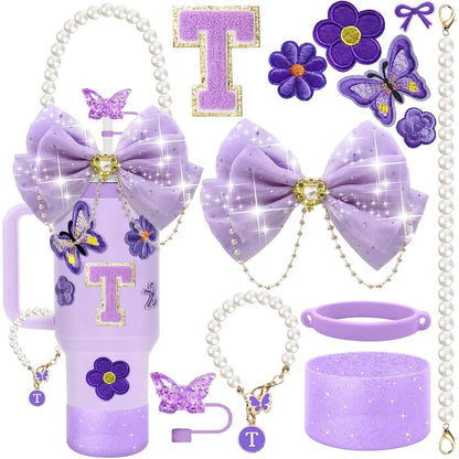 Purple 12pcs Cup Accessories Set for Stanley 40oz. - Maison Novaire #
