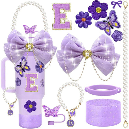 Purple 12pcs Cup Accessories Set for Stanley 40oz. - Maison Novaire #