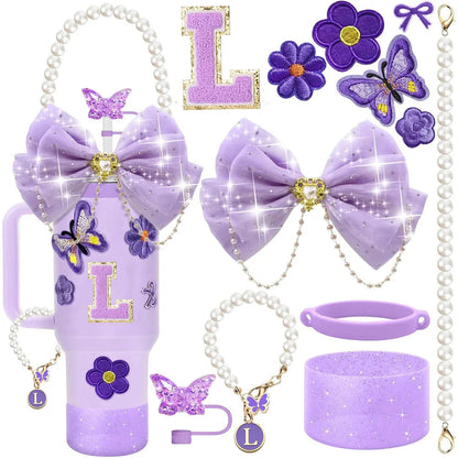 Purple 12pcs Cup Accessories Set for Stanley 40oz. - Maison Novaire #