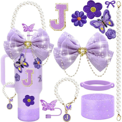 Purple 12pcs Cup Accessories Set for Stanley 40oz. - Maison Novaire #