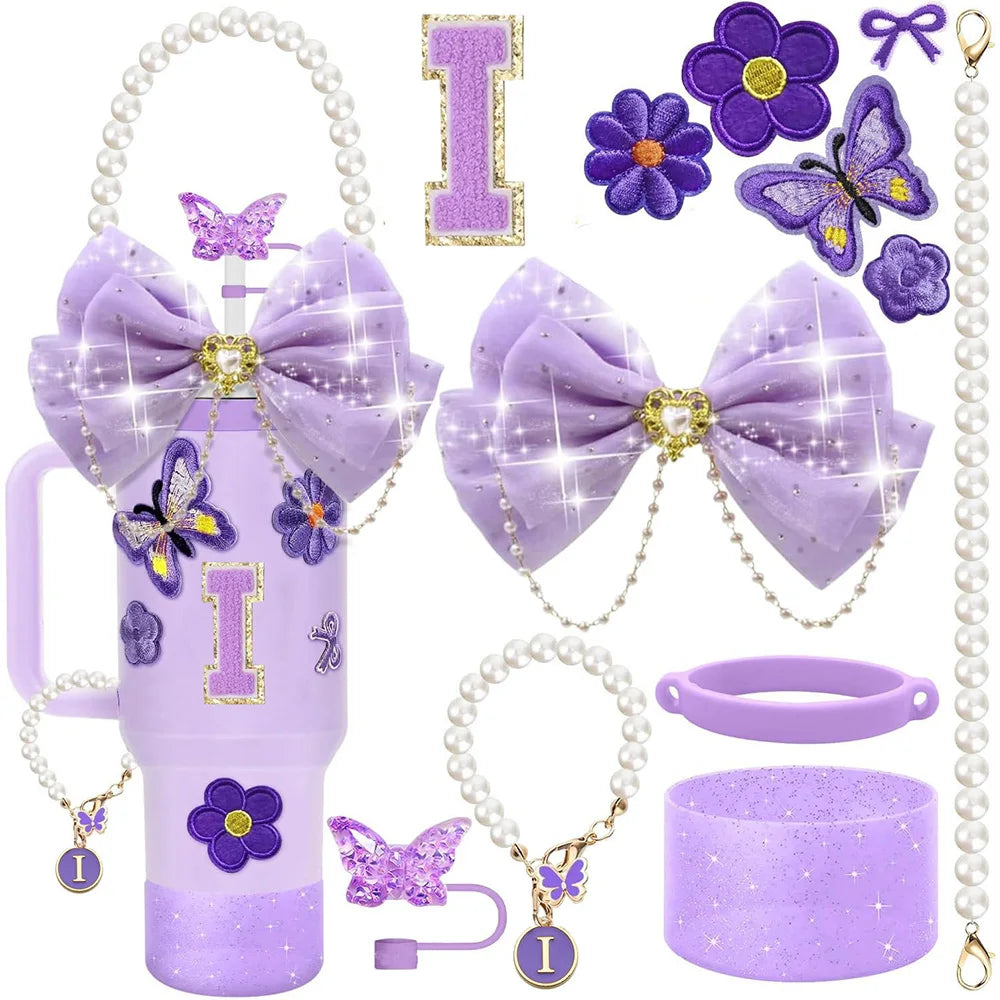 Purple 12pcs Cup Accessories Set for Stanley 40oz. - Maison Novaire #