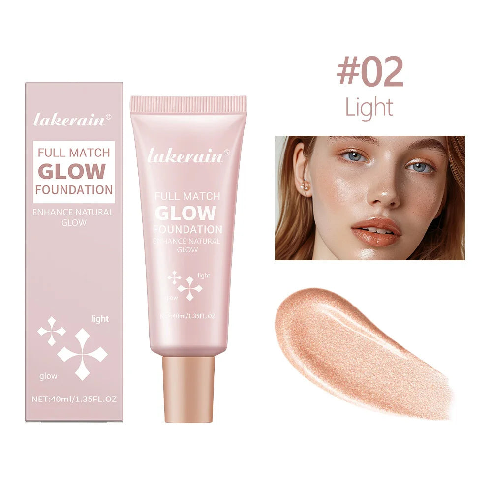 Radiant Glow Moisturizing Foundation - 4 Shades, All-Day Hydration - BLAKESTORE-NG