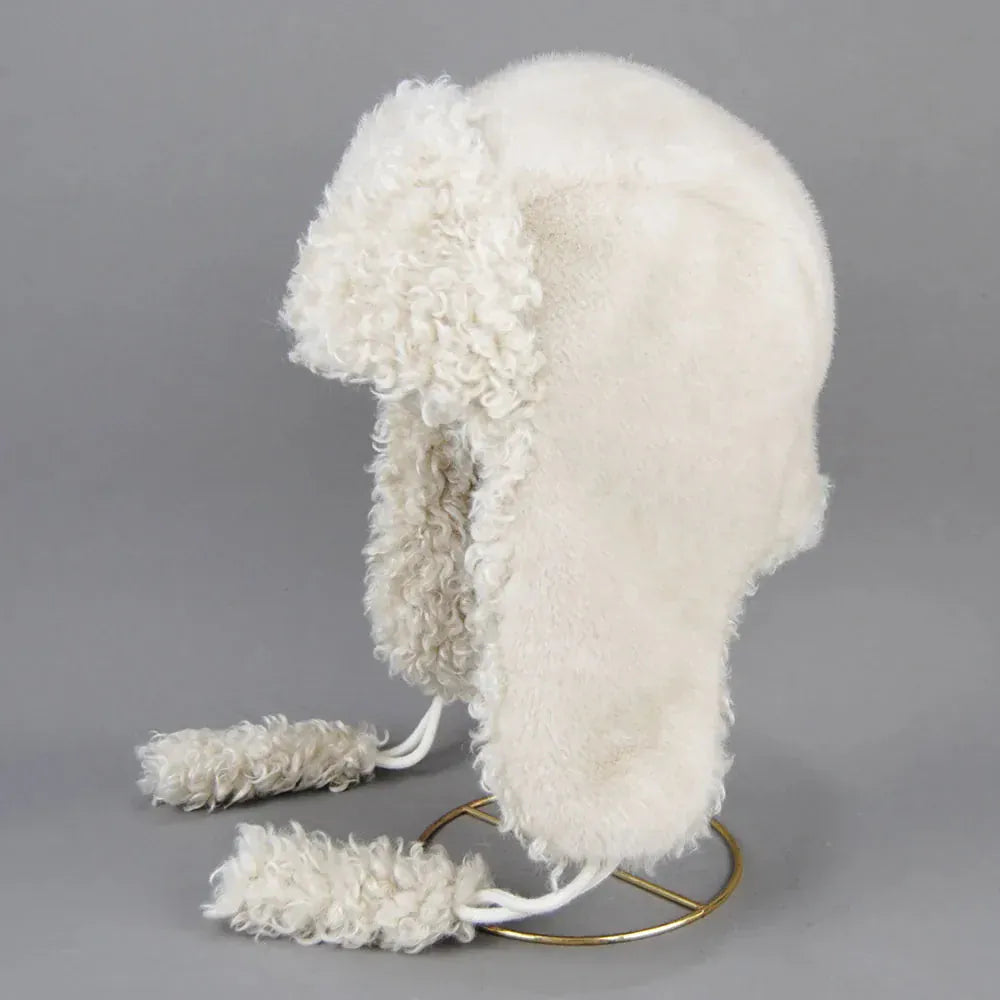 Real Fur Wool Ushanka Hat - Maison Novaire #