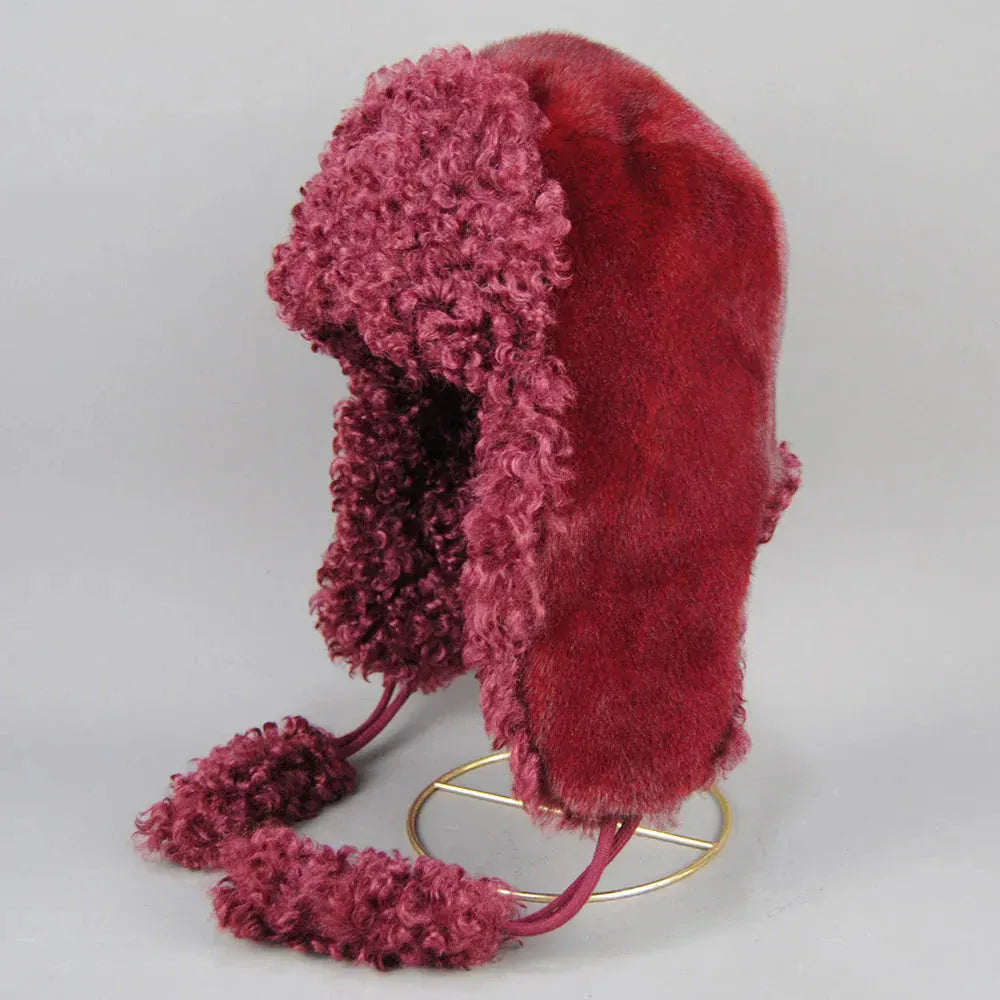 Real Fur Wool Ushanka Hat - Maison Novaire #