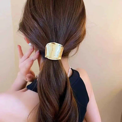 Retro Metal Bright Hair Ring Hair Accessories. - Maison Novaire #