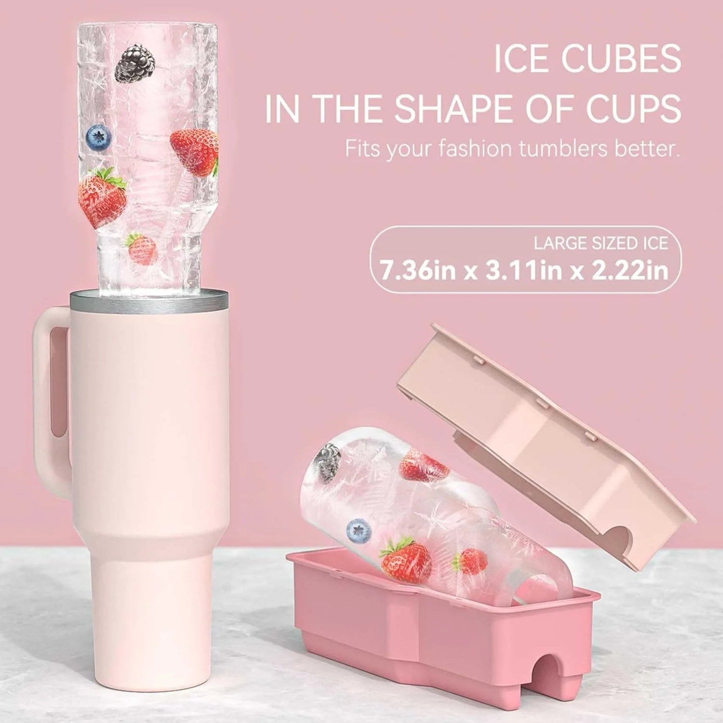 Reusable 40oz Stanley Ice Mold with Lid. - Maison Novaire #