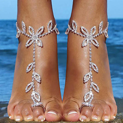 Rhinestone Anklet Jewelry for Women. - BLAKESTORE-NG