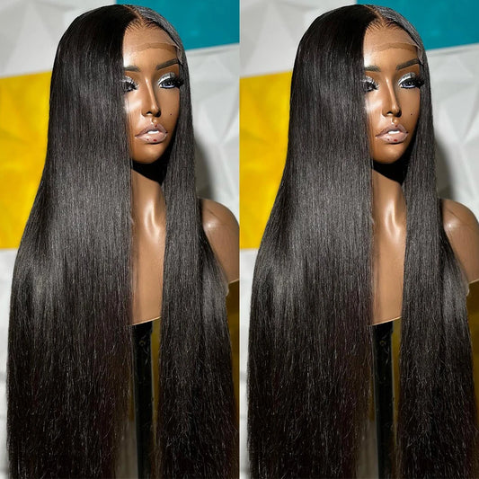 Bone Straight 13x4 Transparent HD 180 Density Brazilian Hair.