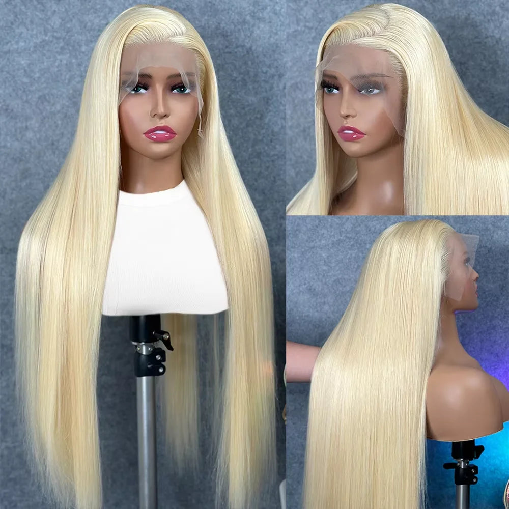 Straight 613 Blonde 13x6 HD Lace Front Human Hair