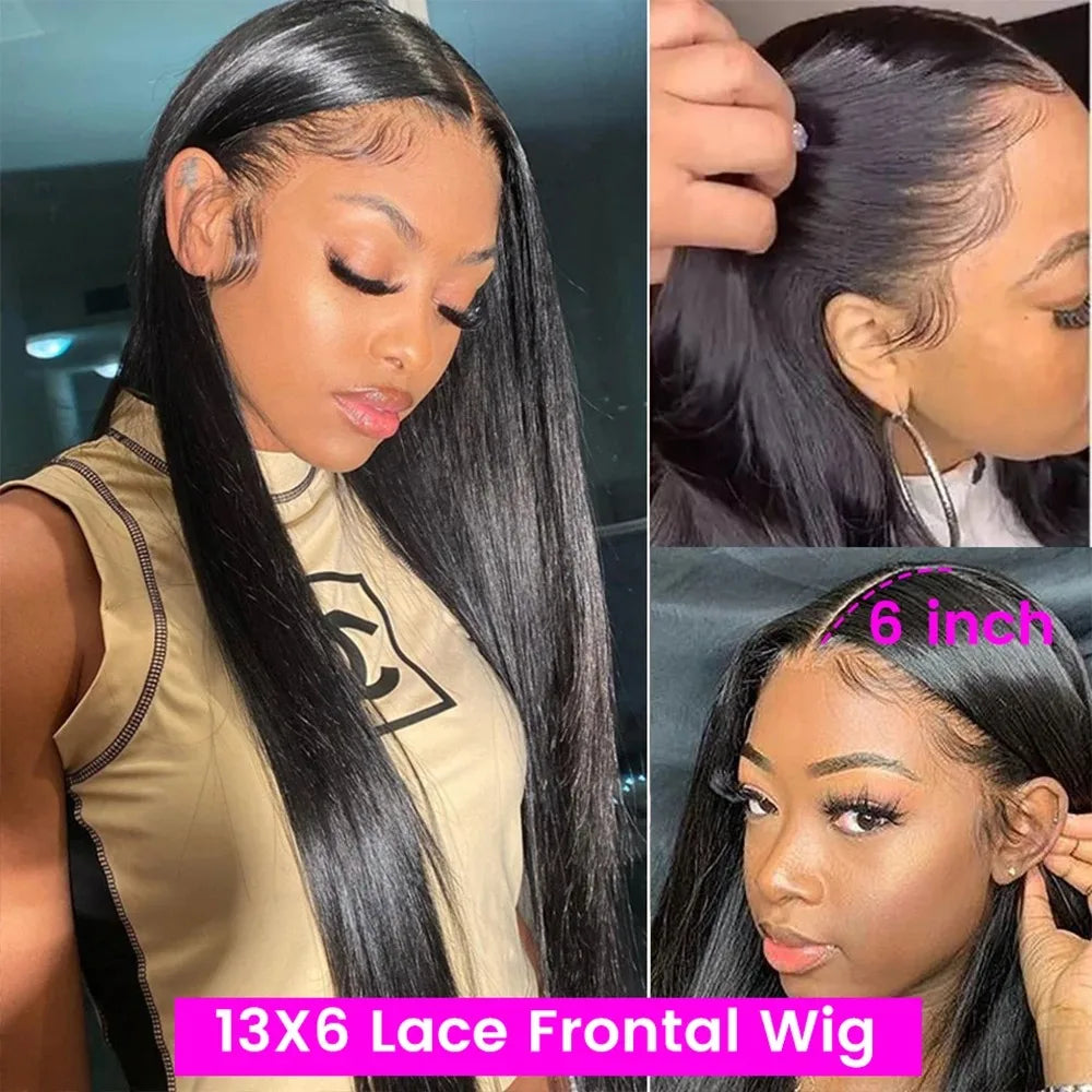 200 Density 13x4 13x6 HD Transparent Straight Lace For Black Women.