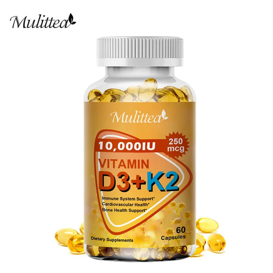 Mulittea Vitamin D3+K2 Capsules Promote Immunity.