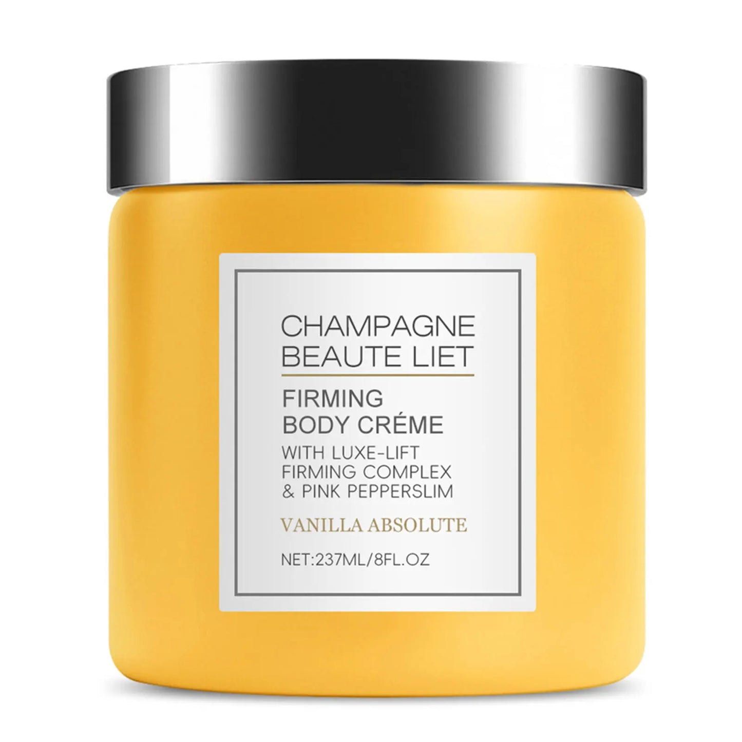 Champagne Firming Body Cream with Pepperslim – Daily Hydrating Tightening Lotion - Maison Novaire