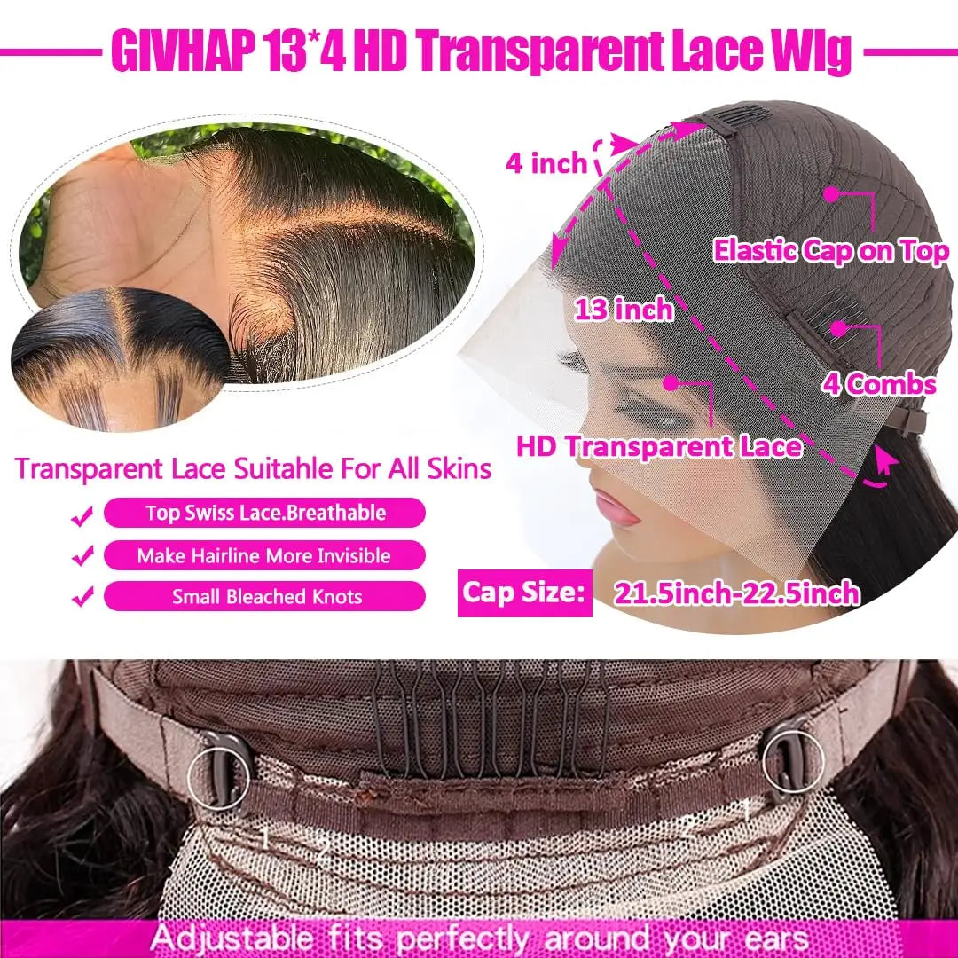 200 Density 13x4 13x6 HD Transparent Straight Lace For Black Women.