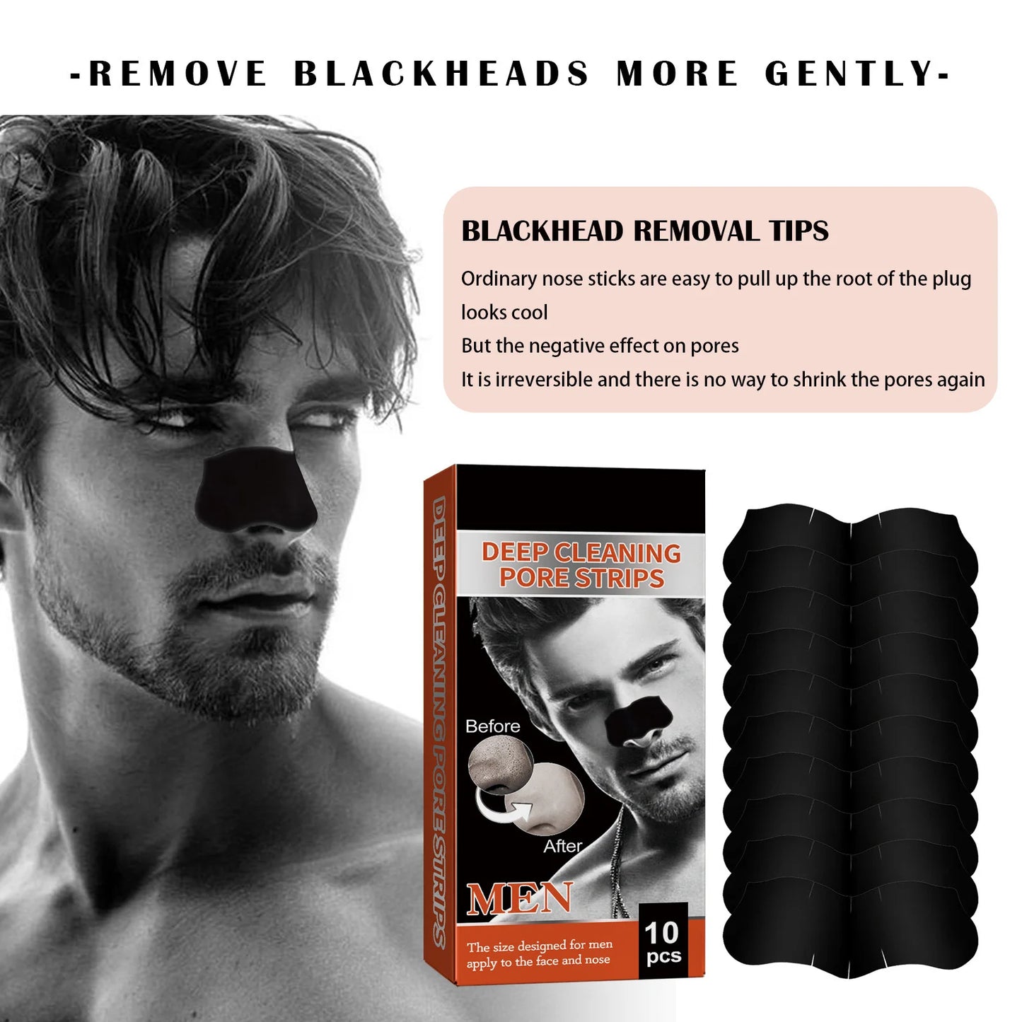 Men’s Nasal Strip for Blackhead Removal