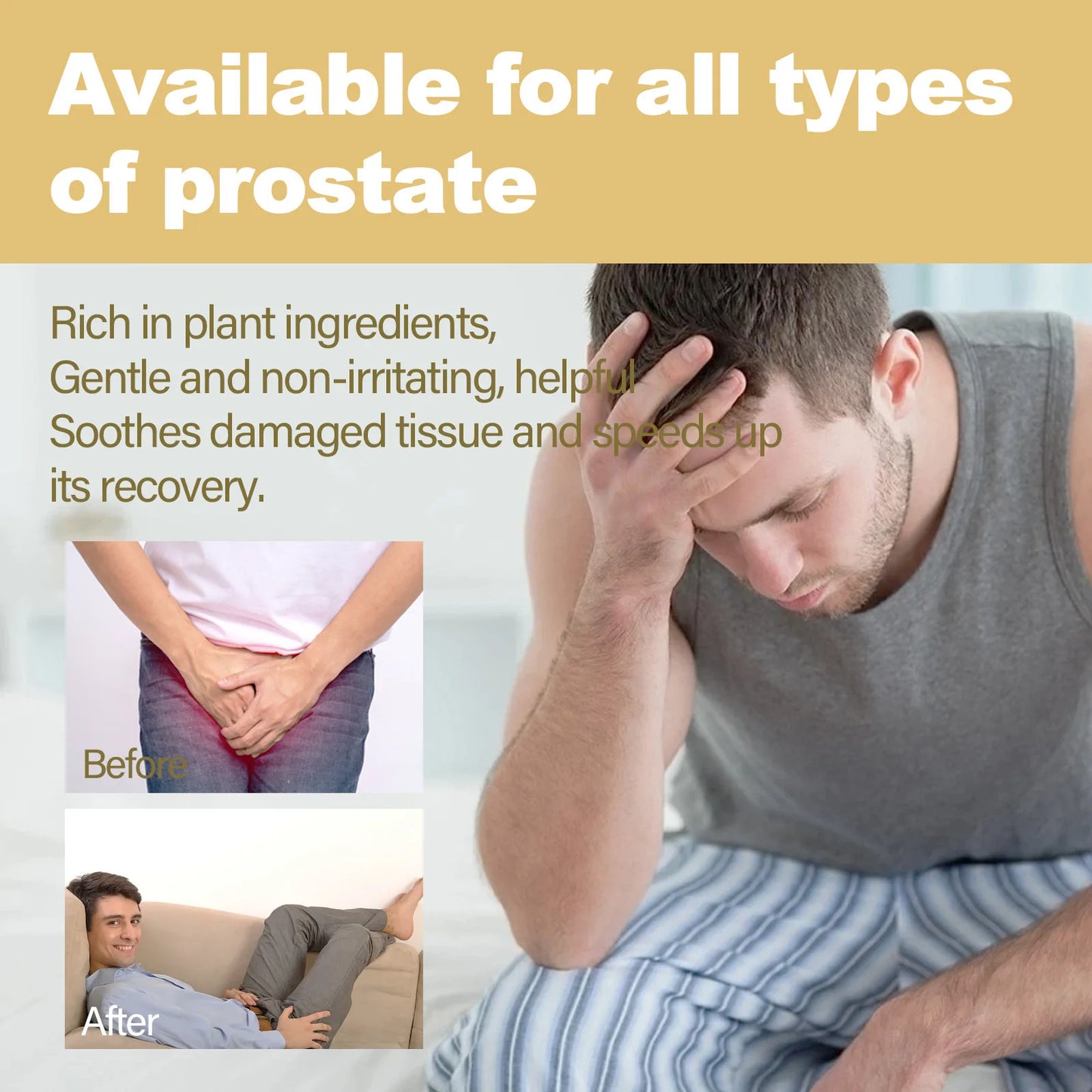 Prostate Herbal Capsules For Men.