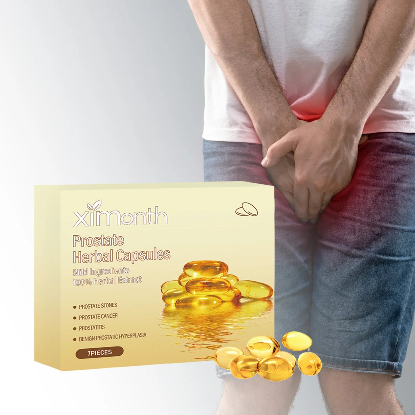 Prostate Herbal Capsules For Men.