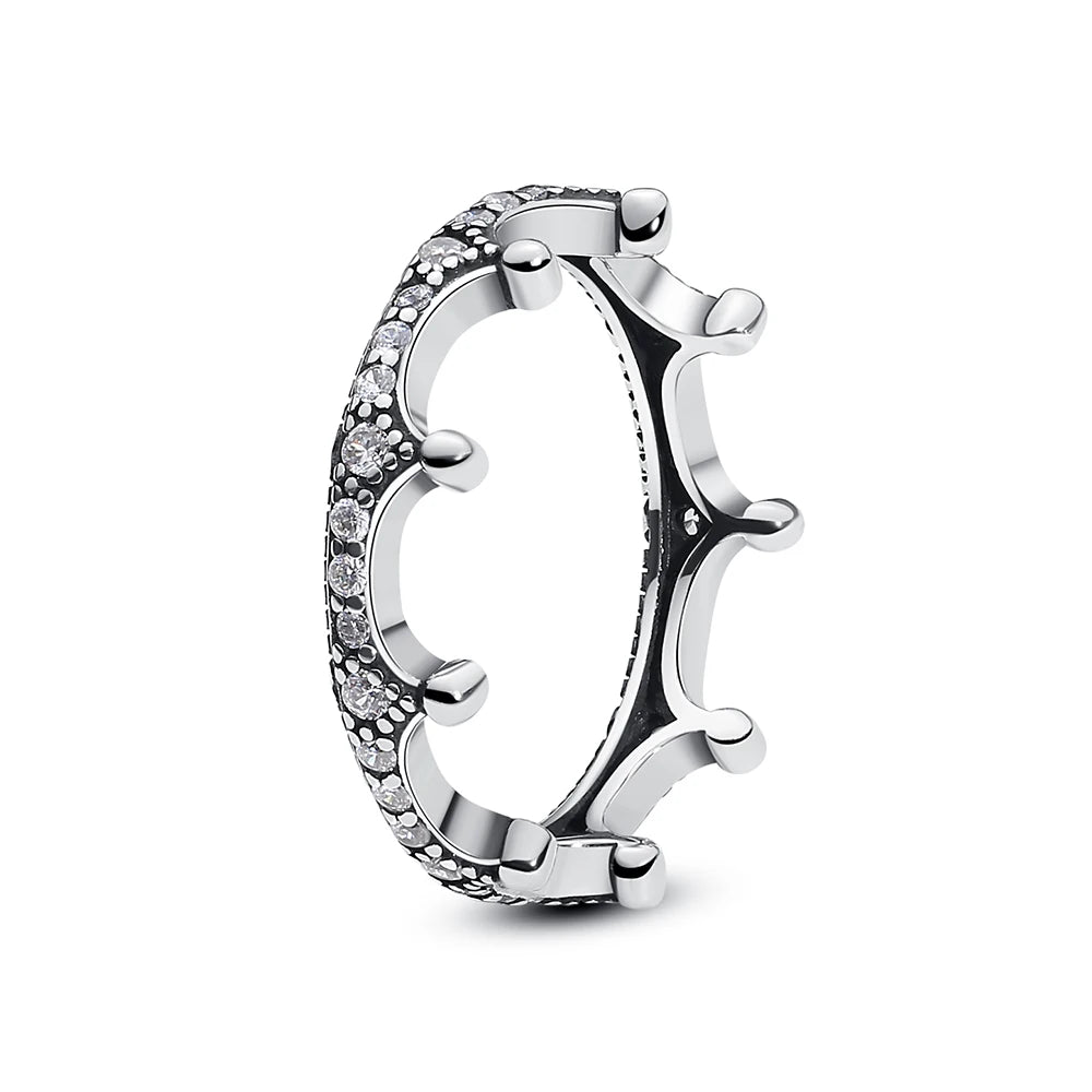 Love heart 925 Sterling Silver Rings For Women