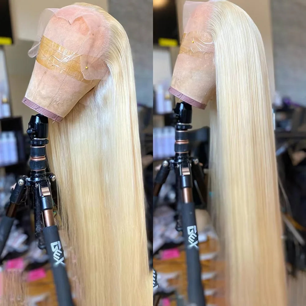 Straight 613 Blonde 13x6 HD Lace Front Human Hair