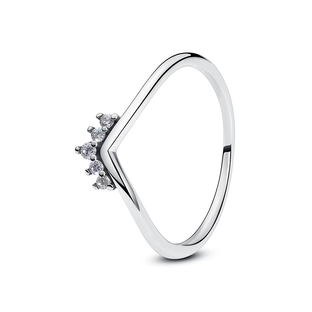 Love heart 925 Sterling Silver Rings For Women