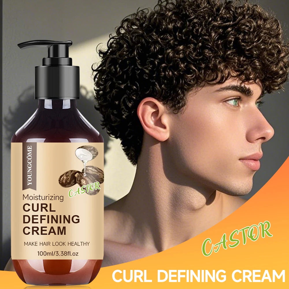 Men’s Castor Oil Curling Cream