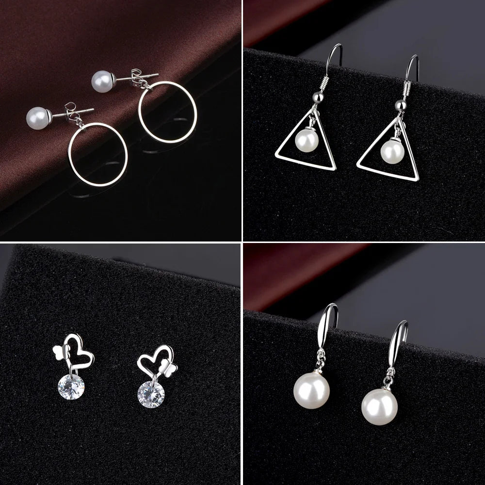 High Quality Silver Stud Earrings 925 For Women