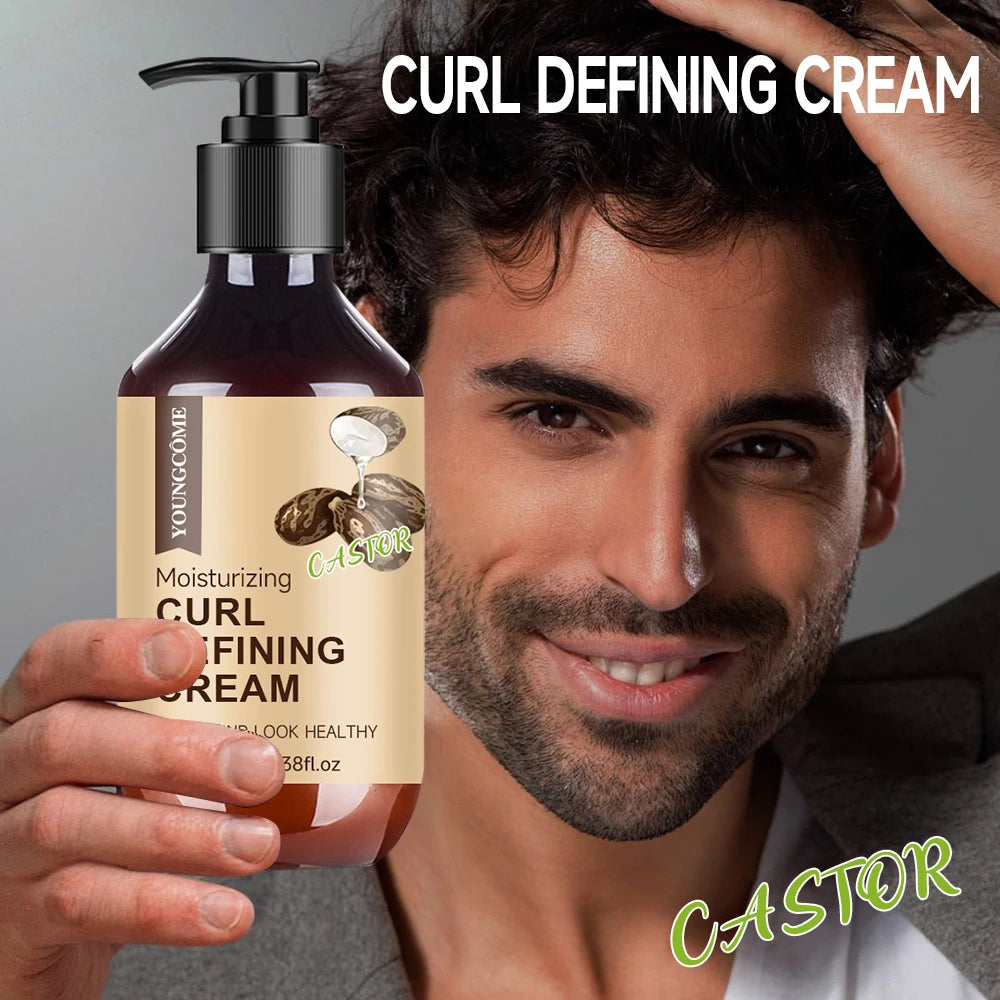 Men’s Castor Oil Curling Cream