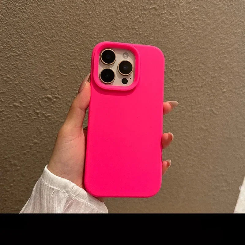 Candy Matte Silicone iPhone Case